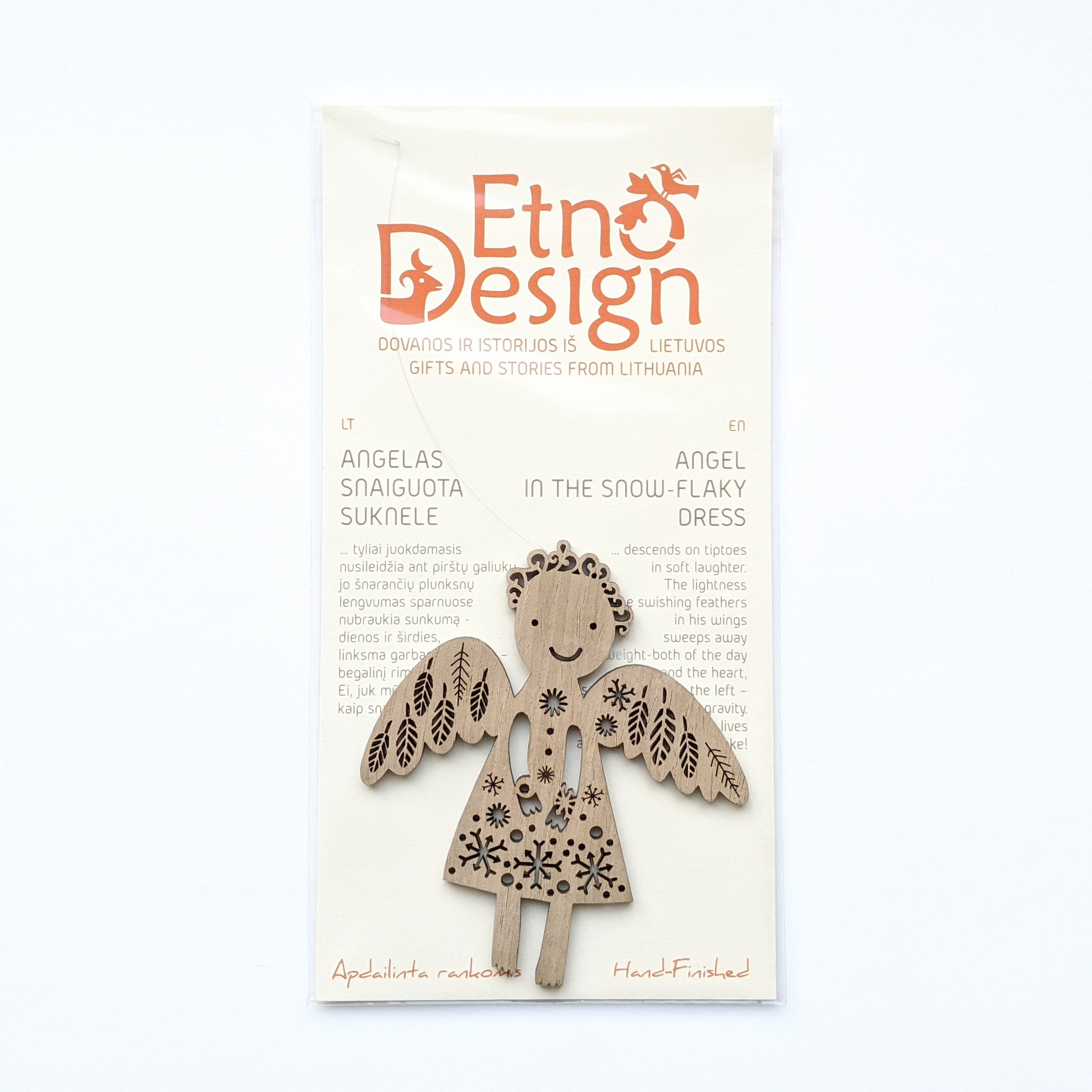 Pakabukas / magnetukas ANGELAS SNAIGUOTA SUKNELE