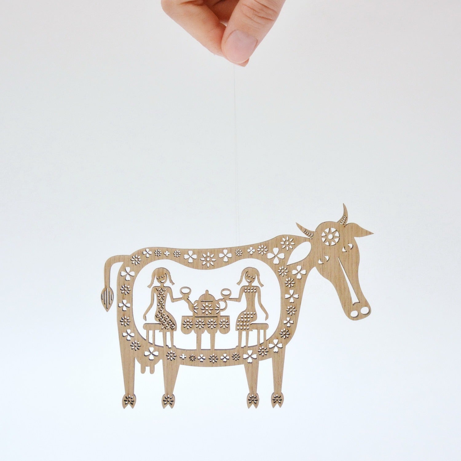 Pendant / magnet OUR TEA DOESN'T END!