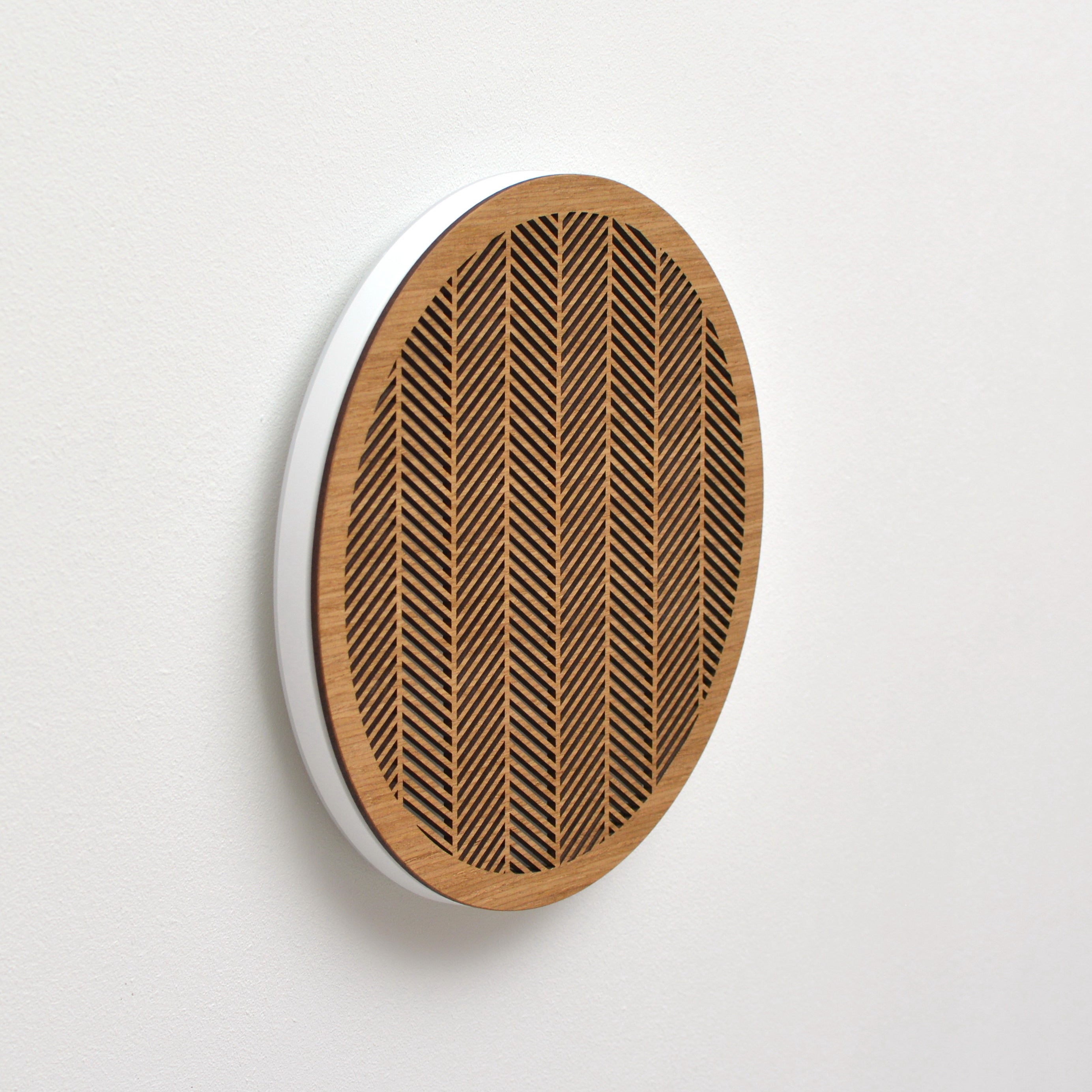 sieninis LED šviestuvas EGLUTĖ su mediniu dekoru išjungtas