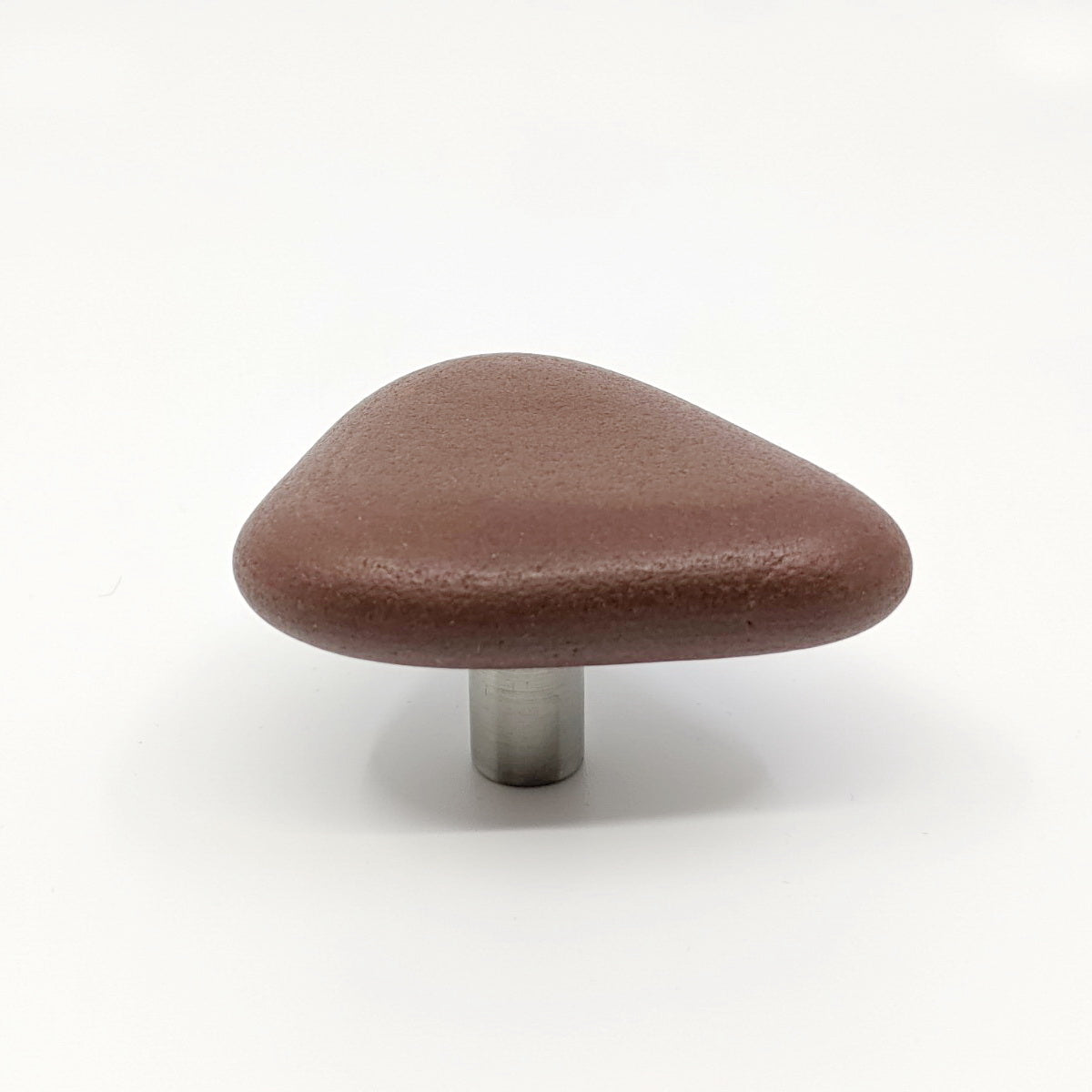 Pebble knob / hook TERRACOTTA - free form