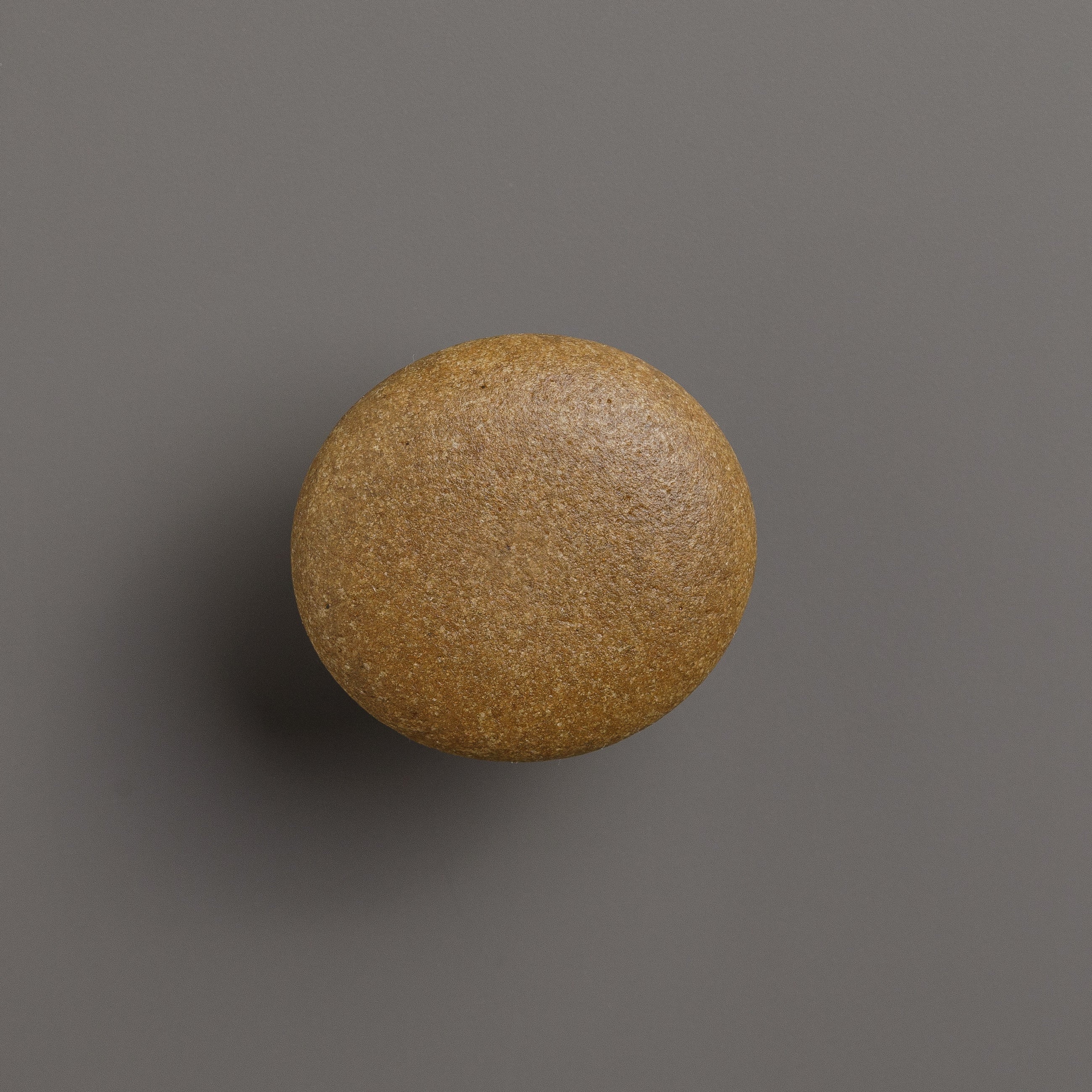 Pebble knob / hook KHAKI - round