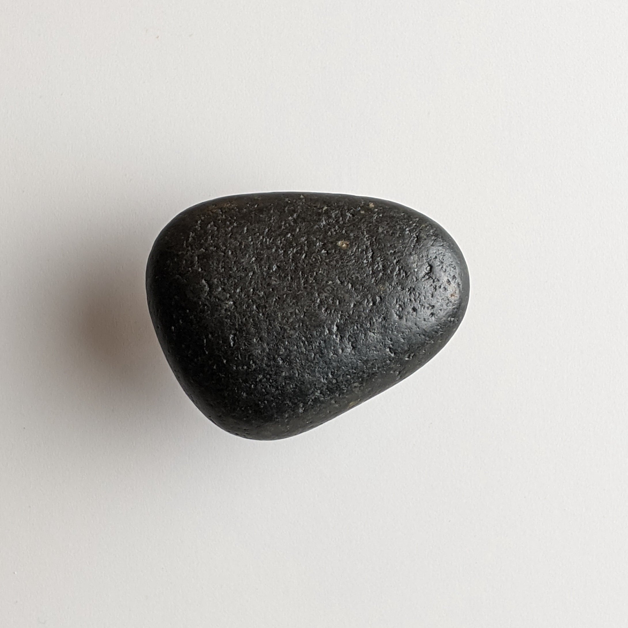 Stone knob/hanger BLACK - free form