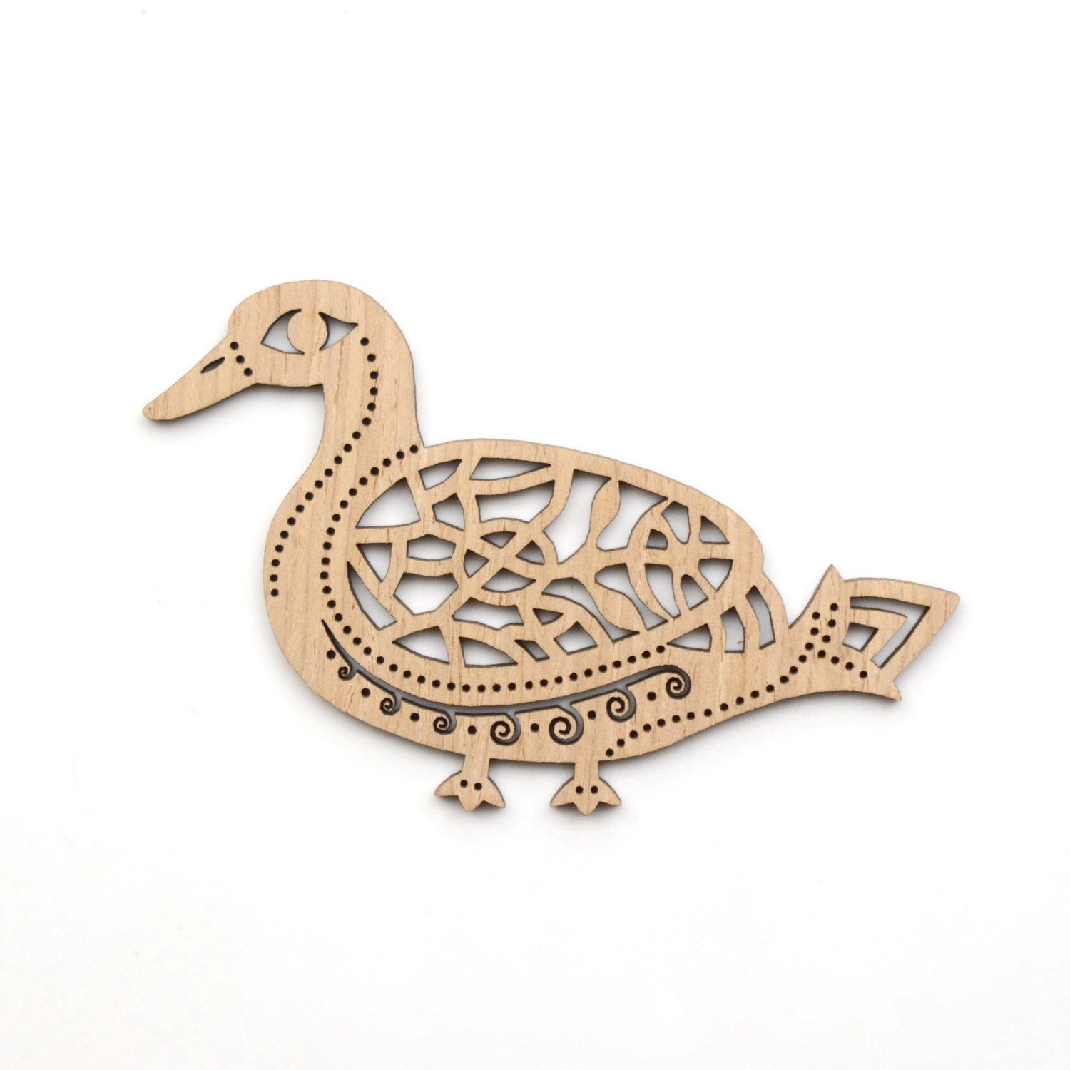 Pendant / magnet DUCK PLACES THE EGG OF THE UNIVERSE