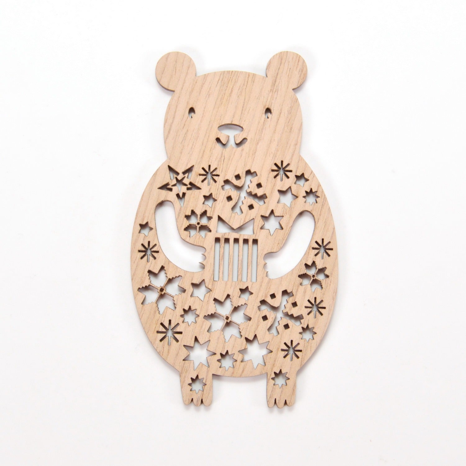 Pendant / magnet BEAR, WHO HAS NOT FORGOTTEN REAL GIFTS