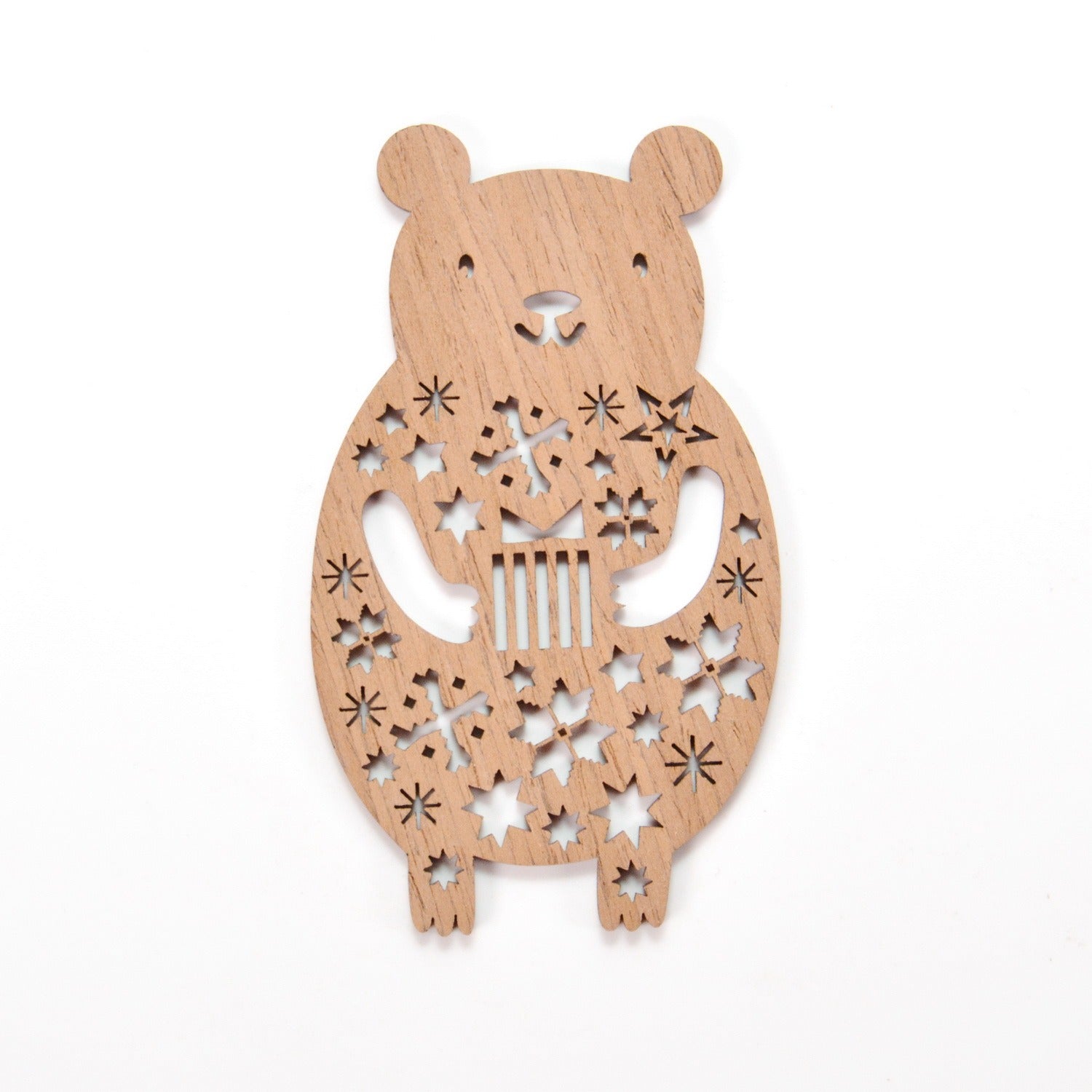 Pendant / magnet BEAR, WHO HAS NOT FORGOTTEN REAL GIFTS