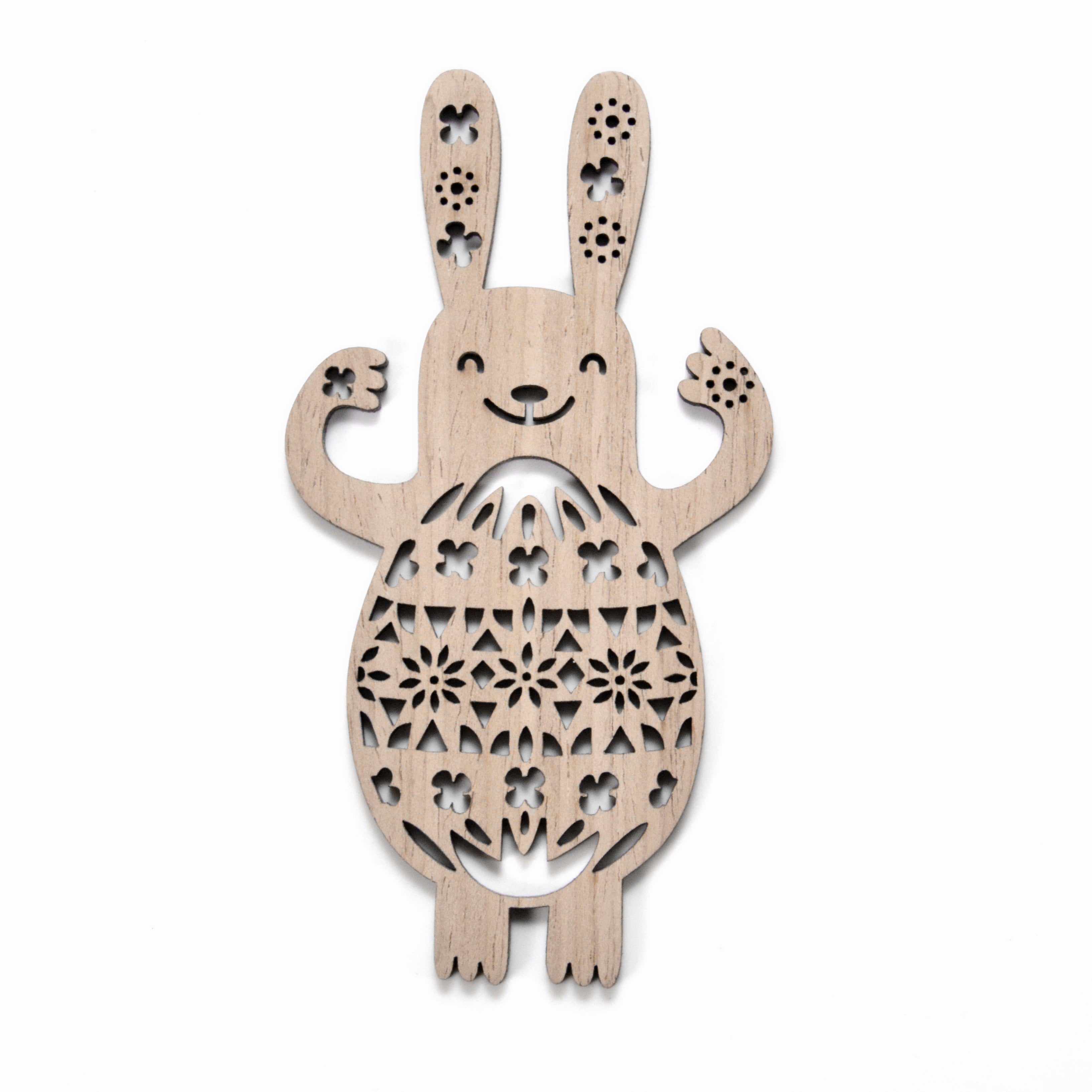 Pendant / magnet BUNNY WITH A SUNNY DAISY