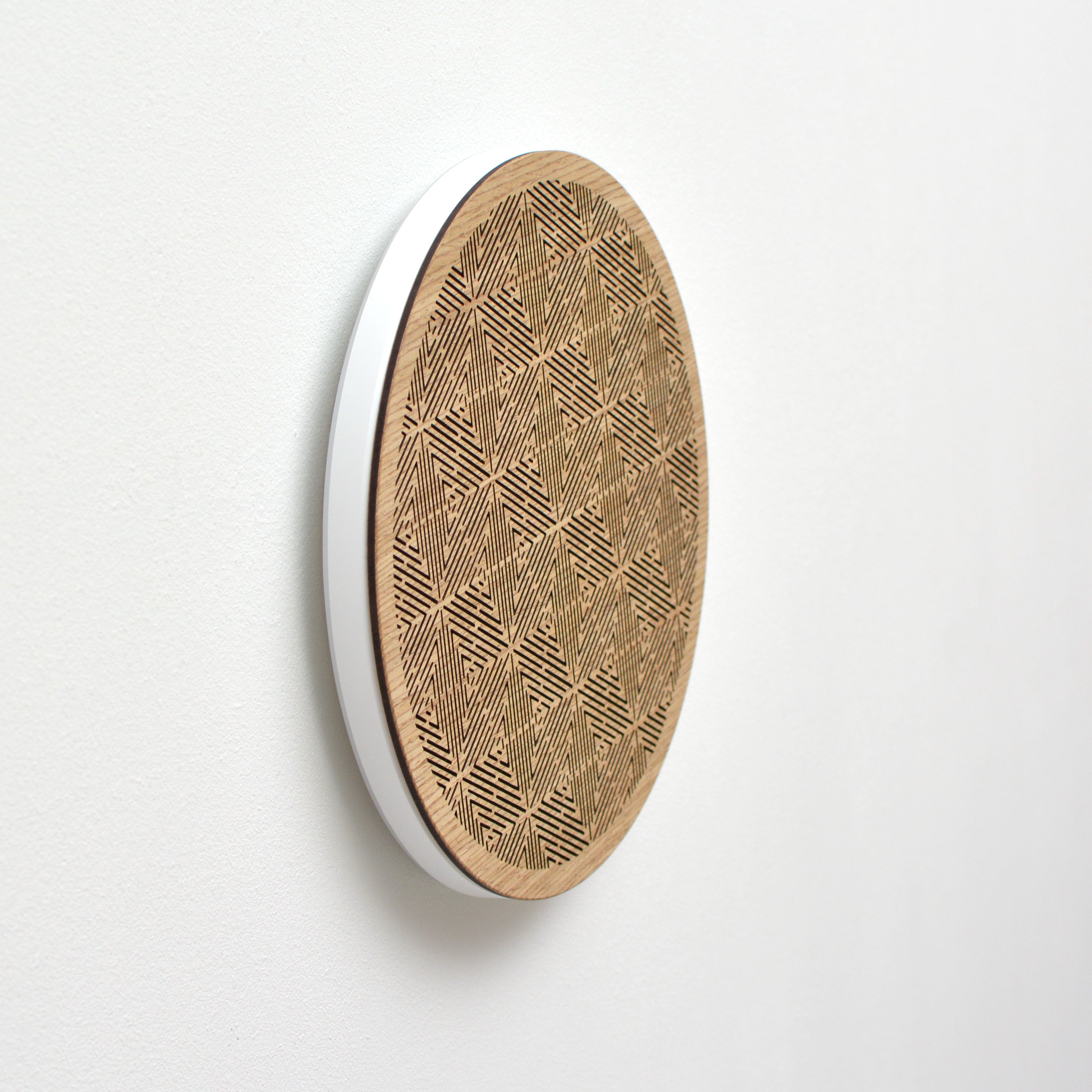 medinis sieninis LED šviestuvas Šešialapis išjungtas iš šono